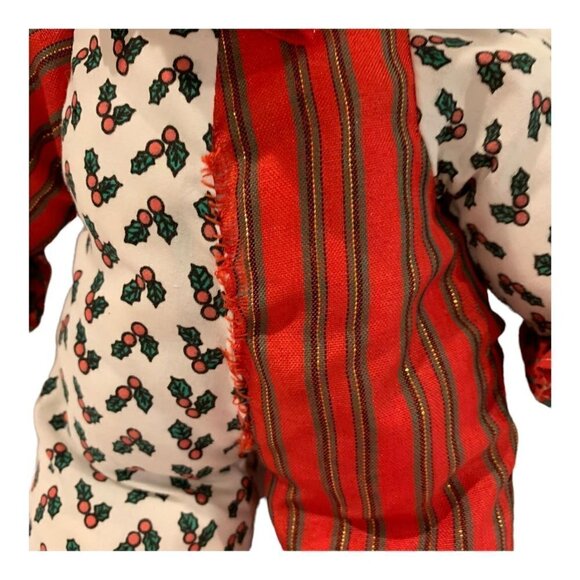 Vintage Christmas Reindeer Plush 12 Inch Stuffed Animal Toy Brown - Picture 5 of 9